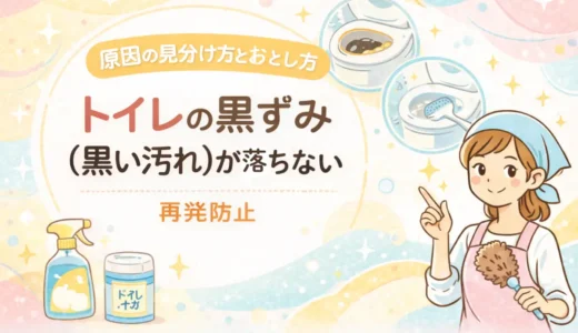 トイレの黒ずみ（黒い汚れ）が落ちない…原因の見分け方と落とし方（段階別）＋再発防止