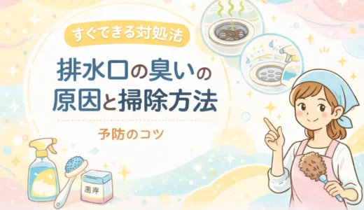 排水口の臭いの原因と掃除方法｜すぐできる対処法と予防のコツ
