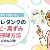 トイレタンクのカビ・黒ずみの掃除方法