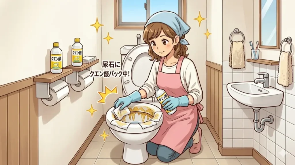 クエン酸で尿石が落ちないとき