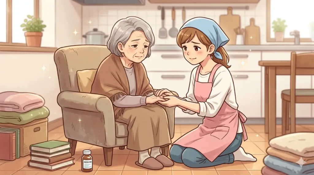 介護で疲れて掃除はできない