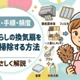 一人暮らしの換気扇を初めて掃除する方法