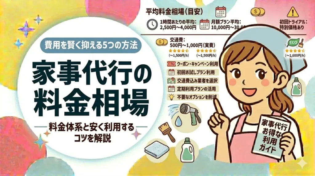 家事代行の料金相場